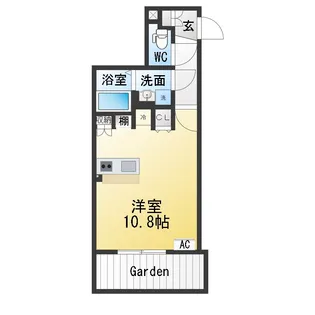 WELL COURT NAKAMURAKOUEN【1階】の間取り