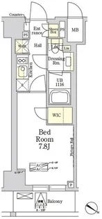 THE CLASS MINAMIAZABU【5階】の間取り
