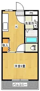 グリーンビレッジII【3階】の間取り