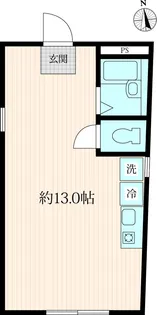 ARIES SHIN-OKATIMACHI【2階】の間取り