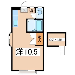 モア・ブロッサム【2階】の間取り