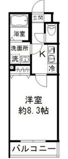 ミリアビタ津田沼【1階】の間取り