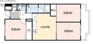 シャトー・レイクルイーズ【1階】の間取り