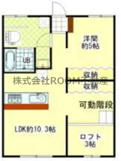 CATBOX TADEIKE B棟【2階】の間取り