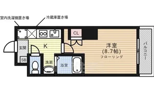 アンボワーズ【4階】の間取り
