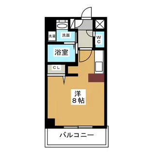 グランルージュ栄II【2階】の間取り