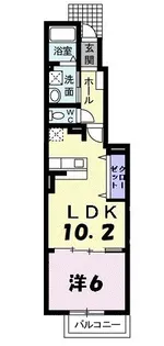 イアリスII【1階】の間取り