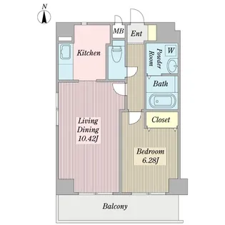 セトル成川【3階】の間取り