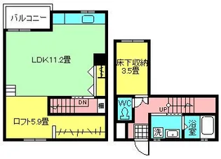 Comfort Benefis Machi【2階】の間取り