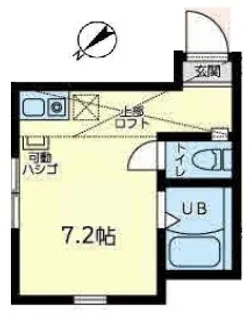 ユナイト梶山マンゴーサンデー【2階】の間取り