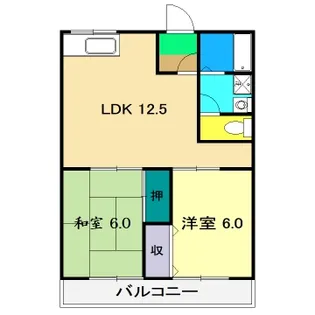 ユートピア III【3階】の間取り