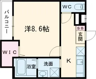 フジパレス鳳北町【1階】の間取り