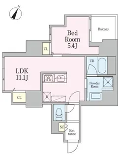 シュトラーレ本駒込【10階】の間取り