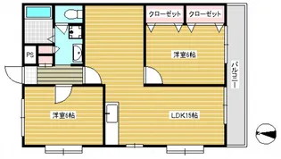 エルスール日吉【3階】の間取り