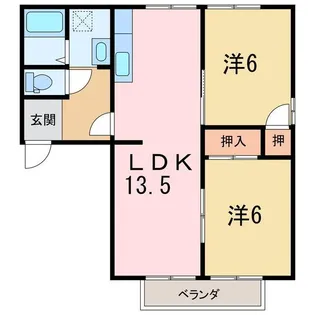 アーバンハイム【1階】の間取り