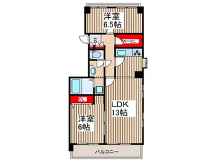 松濤マンション【4階】の間取り
