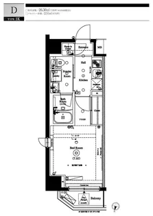 アークマーク中野坂上II【6階】の間取り