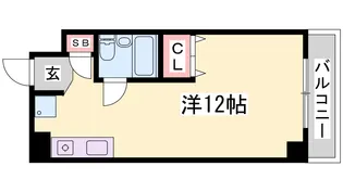 レスポワール花隈【5階】の間取り