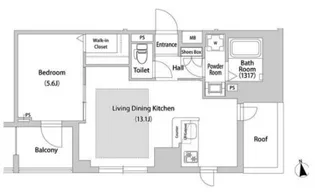 BLESS西巣鴨【6階】の間取り