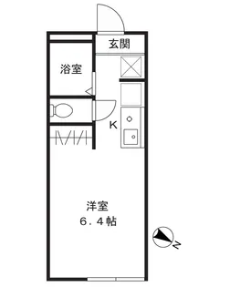 ティアラ溝の口弐番館【1階】の間取り
