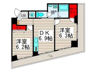 ドルチェ・オオギ【5階】の間取り