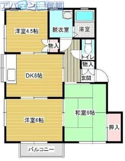 ルネス坂井A【2階】の間取り