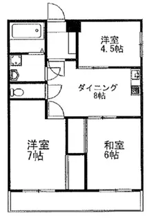 フォルチュネラメゾン【1階】の間取り
