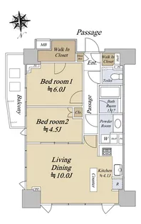 シティタワー大泉学園【26階】の間取り