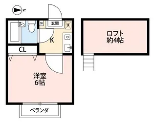 ラルーチェ【1階】の間取り