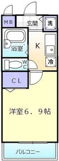 ラパス高倉台【1階】の間取り