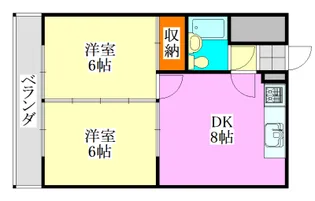 ウエストウイング【2階】の間取り