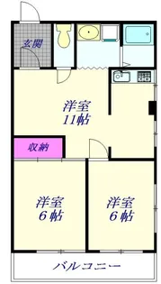 塚越ビル【4階】の間取り