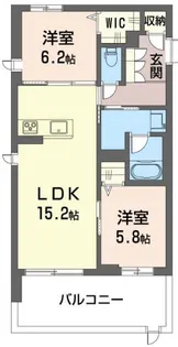 並木ハーミテイジK【1階】の間取り