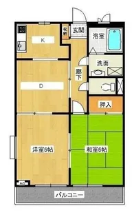 グレイスコート【2階】の間取り