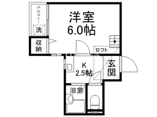 Nスクエア【2階】の間取り