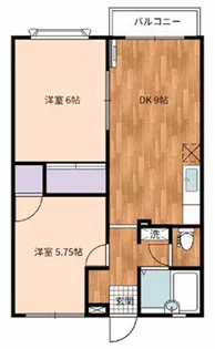 ICI PLAZA壱番館【2階】の間取り