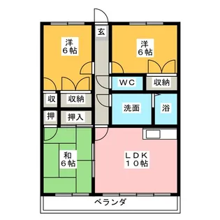ブレス【1階】の間取り
