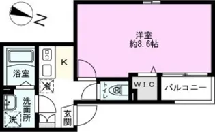 Cerebrare Nemoto(セレブラーレネモト)【2階】の間取り