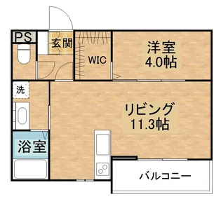 RAFFINE上戸祭【1階】の間取り