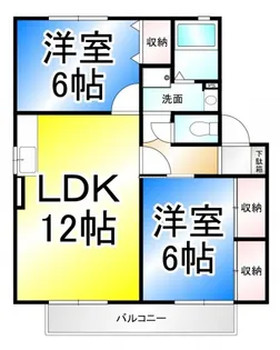 ジョリー若槻【2階】の間取り