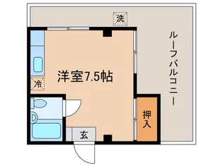 ル・ベール古屋【4階】の間取り