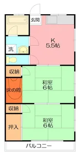 シーサイドコーポ【1階】の間取り
