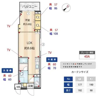 ZOOM蒲田EAST【2階】の間取り