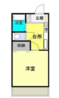 中央ハイツVI【2階】の間取り