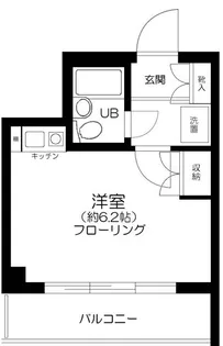 ライオンズマンション蒲田第2【1階】の間取り