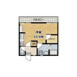 メゾン明日香1号棟【2階】の間取り