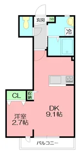 東海メゾン【1階】の間取り
