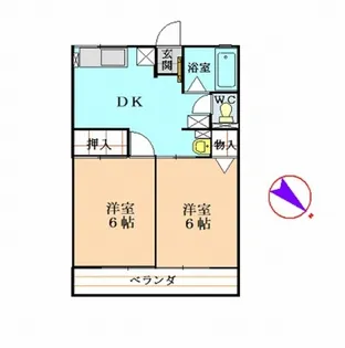 パークサイドA【1階】の間取り