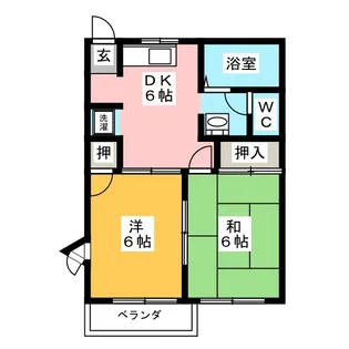 パルハウス【2階】の間取り
