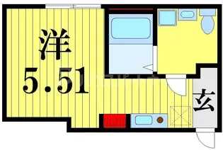 JAGA五反野【2階】の間取り